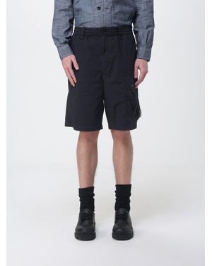 C.P. Company Stretch Cotton Blend Cargo Shorts - Blue