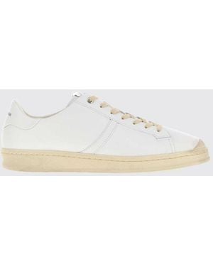 Jil Sander Low-Top Smooth Calfskin Sneakers With Rubber Sole - White