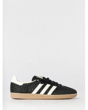 adidas Originals Samba Og Crochet Leather Trainers - Black