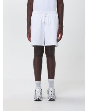 CASABLANCA Organic Cotton Jogging Shorts With Drawstring Waist - White