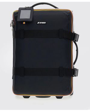 K-Way Blossac S Recycled Ripstop Nylon Trolley Suitcase - Black