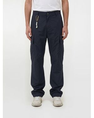 DARKPARK Cotton Cargo Pants - Blue