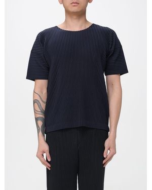 Homme Plissé Issey Miyake Camiseta Hombre - Azul