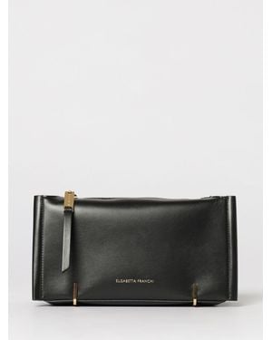 Elisabetta Franchi Leather Pouch - Grey
