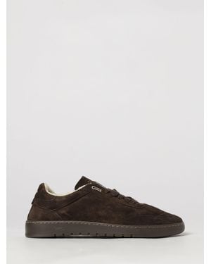 Piumha Low-Top-Sneaker Aus Wildleder Mit Shearling-Futter - Braun