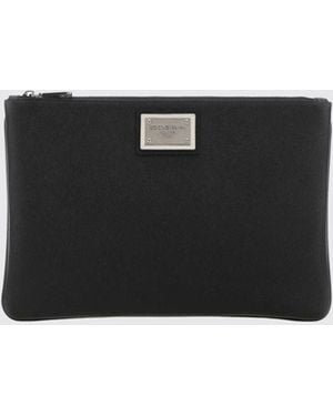 Dolce & Gabbana Dolce &Amp Gabbana Nylon Pouch - White