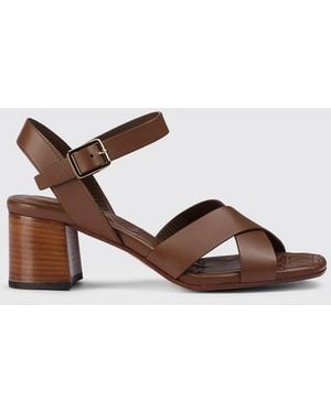 Doucal's Leather Sandals - Brown