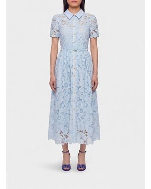 Self-Portrait Vestido Mujer - Azul