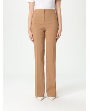 Pinko Straight Leg Trousers - Natural