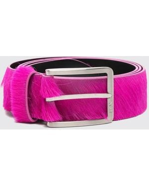 N°21 Cinturón De Piel De Potro - Rosa