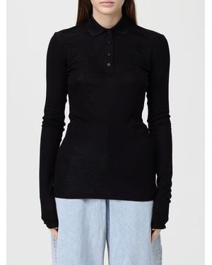 Entire studios Tencel Polo Shirt - Black
