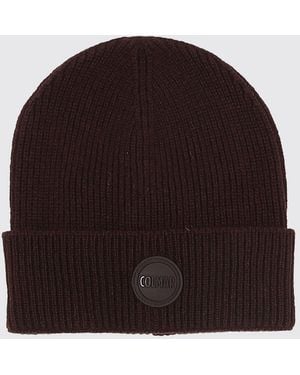 Colmar 100% Virgin Wool Beanie With Cuff And Logo Patch - Brown