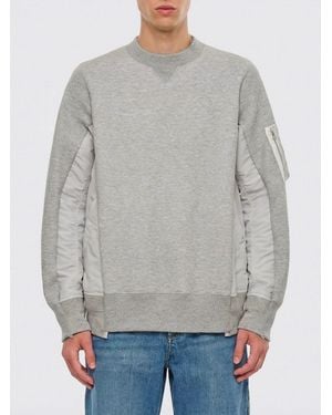 Sacai Jersey Hombre - Gris