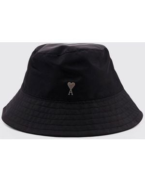 Ami Paris Cotton Hat - Black