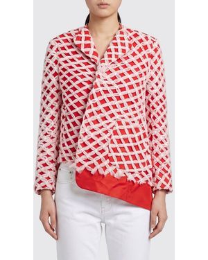 Comme des Garçons Comme Des GarÇ Ons Asymmetric Polyester Blazer - Red