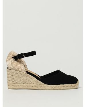Castañer Carol Organic Cotton Canvas Espadrilles - Black