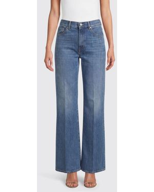 Dondup Wide Leg Denim Jeans - Blue