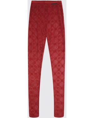 Marine Serre Socks - Red