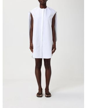 Jacquemus Cotton Chemisier Dress - White