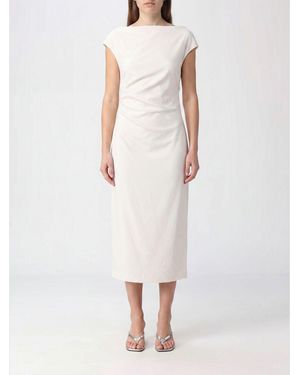 P.A.R.O.S.H. Sheath Midi Dress P.A.R.O..H - White