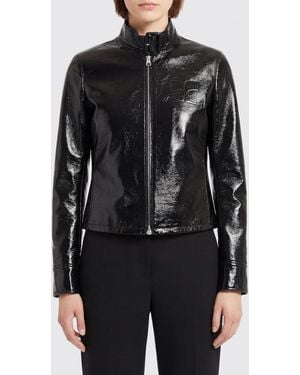 Courreges CourrÈ Ges Patent Leather Jacket - Black