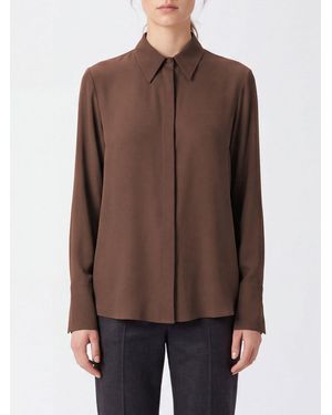 FEDERICA TOSI Slim Fit Shirt - Brown