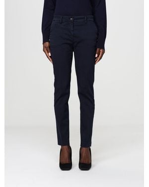 Mason's Stretch Cotton Slim Fit Trousers - Blue