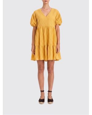 Twinset Sangallo Mini Dress - Yellow