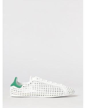 adidas Originals Stan Smith Lo Pro Crochet Leather Trainers - White