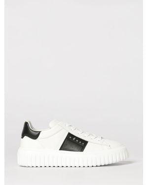 Hogan H-Stripes Leather Trainers - White