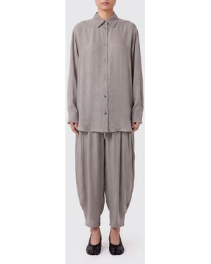 ANDAMANE Wandela Cotton Co-Ord Set - Gray