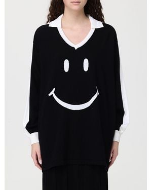 Moschino 05 Wollstrick-Polohemd - Schwarz