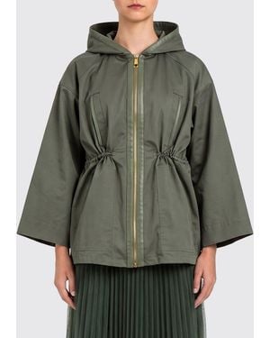 Twinset Hooded Windbreaker - Green