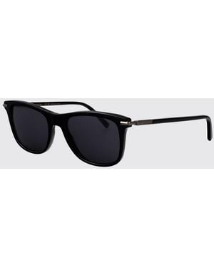 Ferragamo Rectangular Frame Aviator Sunglasses - White