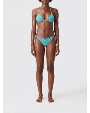 Oséree Coral-Coloured Triangle Bikini - Multicolor