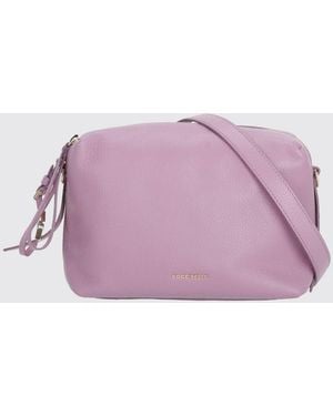 Coccinelle Nory Grained Leather Pochette - Purple