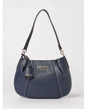 Liu Jo Grained Synthetic Leather Bag - Blue
