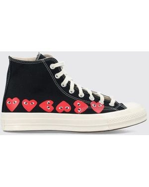 COMME DES GARÇONS PLAY Chuck 70 High-Top Cotton Canvas Sneakers - White