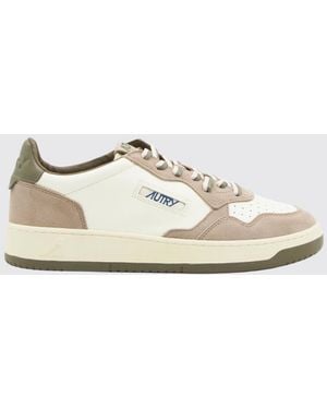 Autry Medalist Low Top Trainers - Natural