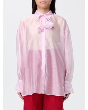 Hanita Chiffon Shirt - Pink