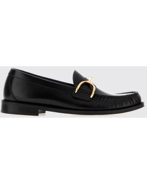 McQueen Smooth Calfskin Loafers With Metal Horsebit - White