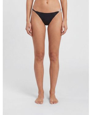 Philipp Plein Pp Crystal Bikini Brief Swimsuit - Black
