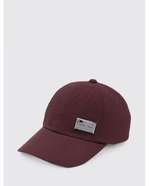 Emporio Armani Baseballkappe Aus Polyester Mit Festem Schirm Und Appliziertem Logo - Rot