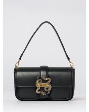 Just Cavalli Faux Leather Bag - Black