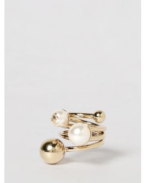 Jimmy Choo Anillo Multi Pearl De Latón Con Perlas Sintéticas - Neutro