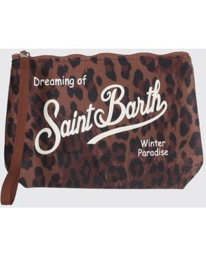 MC2 Saint Barth Aline All-Over Logo Print Neoprene Mini Handbag - Multicolour