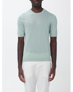 Ballantyne Baumwoll-Stricktop - Blau