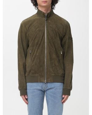 Peuterey Suede Bomber - Green