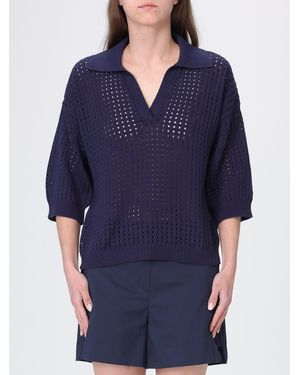 Kangra Long Wool Robe Cardigan - Blue