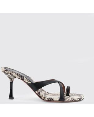 Paris Texas Heeled Sandal - Black